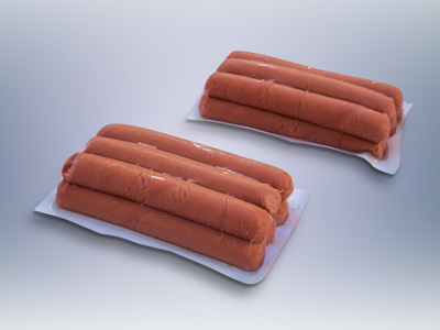 Bobinas laminadas con PE coex - multicapas coextrudadas barrera - salchichas